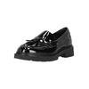 Slipper CLARKS "Lauryl Tassel", Damen, Gr. 39, schwarz, Synthetik, elegant, Schuhe, mit dekorativem Quastenakzent