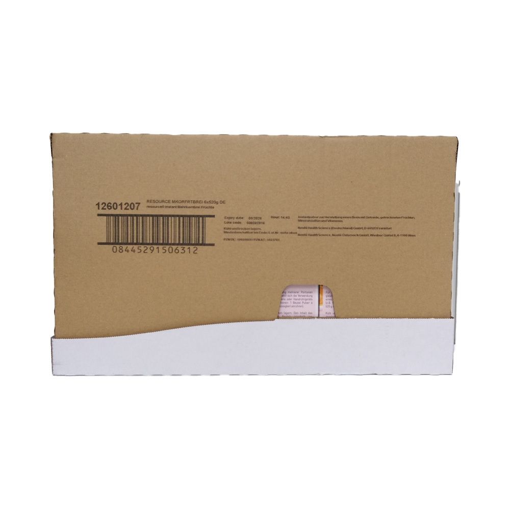 Resource instant Mehrkornbrei Früchte Pulver 6x520 g