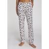 Pyjamahose S.OLIVER, Damen, Gr. 32/34, N-Gr, rosa (rosa, gemustert), Single Jersey, Obermaterial: 50% Baumwolle, 50% Viskose, gemustert, casual, Basic lang, Hosen, Mit schönem Alloverdruck