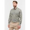 Langarmhemd ETERNA "COMFORT FIT", Herren, Gr. M, US-Größen, grün (dunkelgrün), Twill, 70% Baumwolle, 30% Lyocell, normal, Langarm Manschette, Hemden, EASY IRON (bügelleicht)