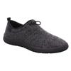 Hausschuh ROHDE "H.OLBIA", Herren, Gr. 43, grau (anthrazit), Filz, meliert, Basic, Schuhe, Hausschuh, Homeslipper, Schlupfschuh mit Schnellverschluss