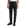 Chinohose MARC O'POLO "aus weichem Technical Wool Blend", Herren, Gr. 33, Länge 32, schwarz, Obermaterial: 53% Polyester, 43% Wolle (Schafwolle), 4% Elasthan, unifarben, casual, gerade, unten schmal normal, Hosen