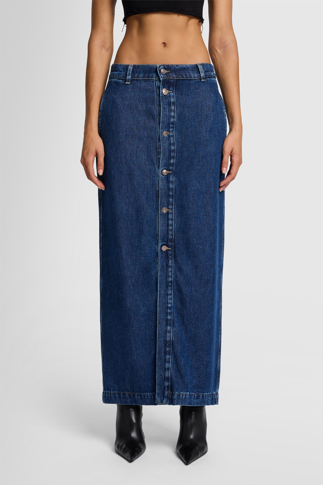 Damen Jeans Amie Skirt Maxiskirt 24 (Größe)