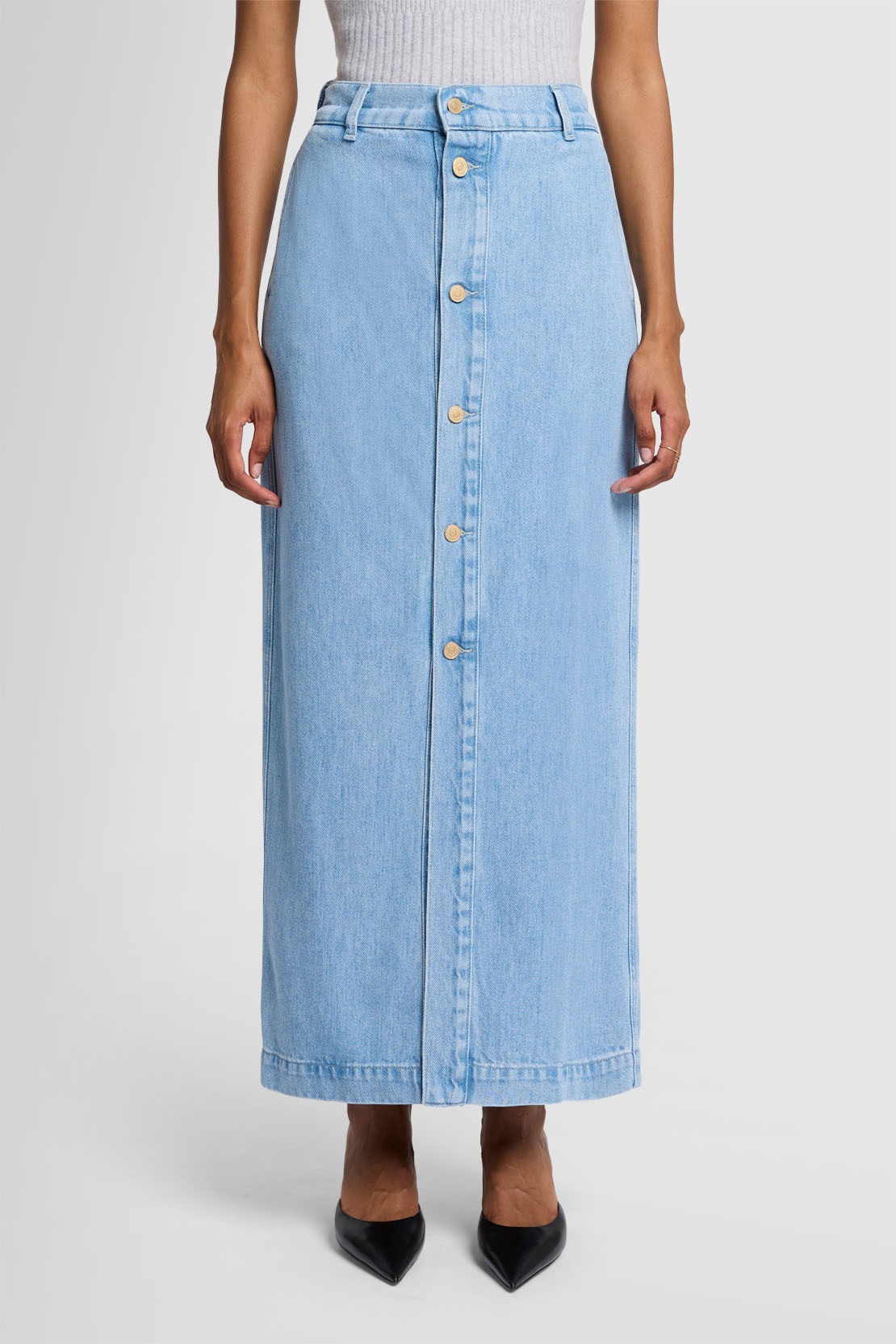 Damen Jeans Amie Skirt Maxiskirt 24 (Größe)