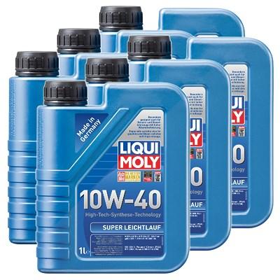 Liqui Moly 6x 1 L Super Leichtlauf 10W-40 [Hersteller-Nr. 1300] Image