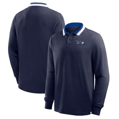 Everton Langärmliges Poloshirt mit Streifen – Maritime Blue – Herren Image