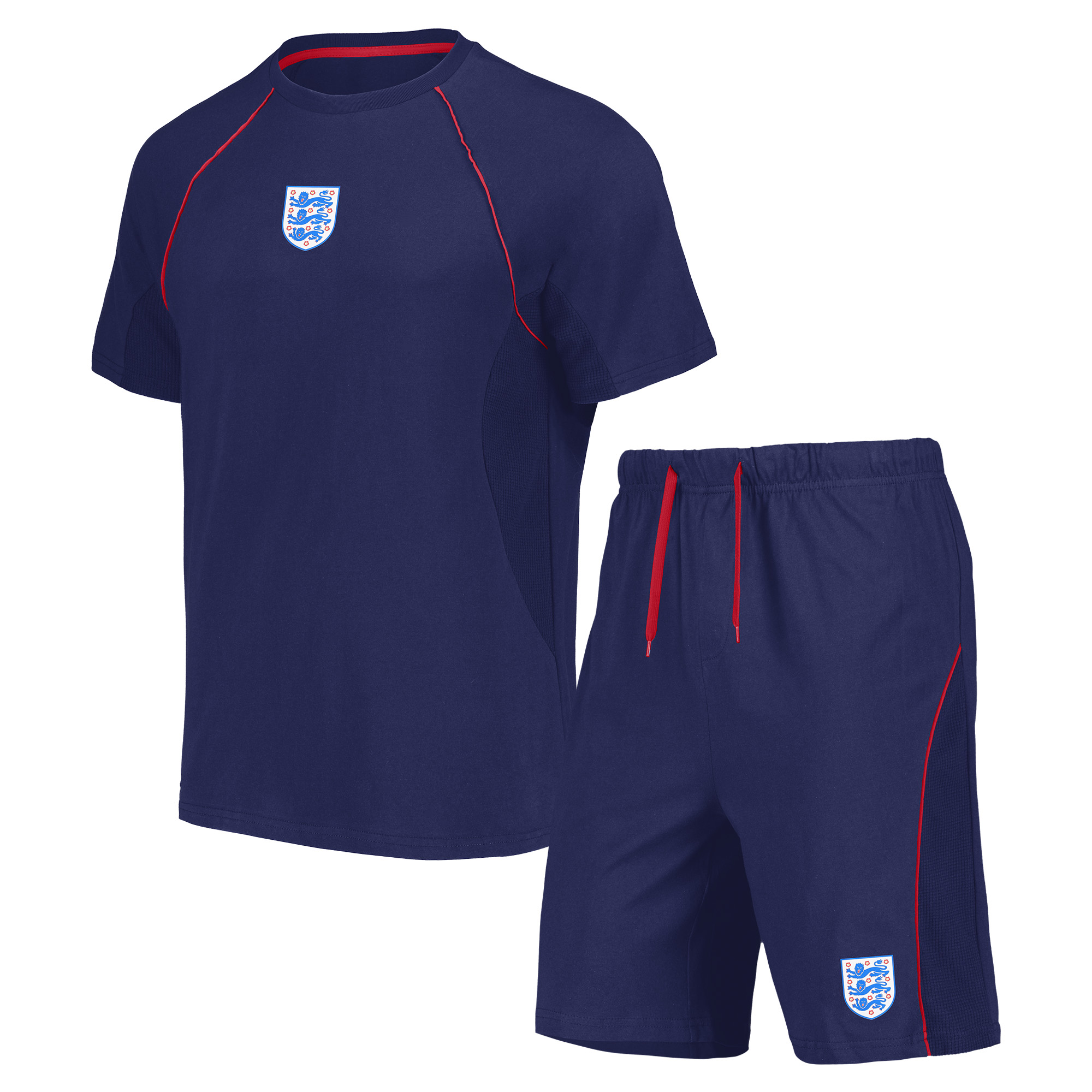 England Kurzer Pyjama – Marineblau – Unisex Image