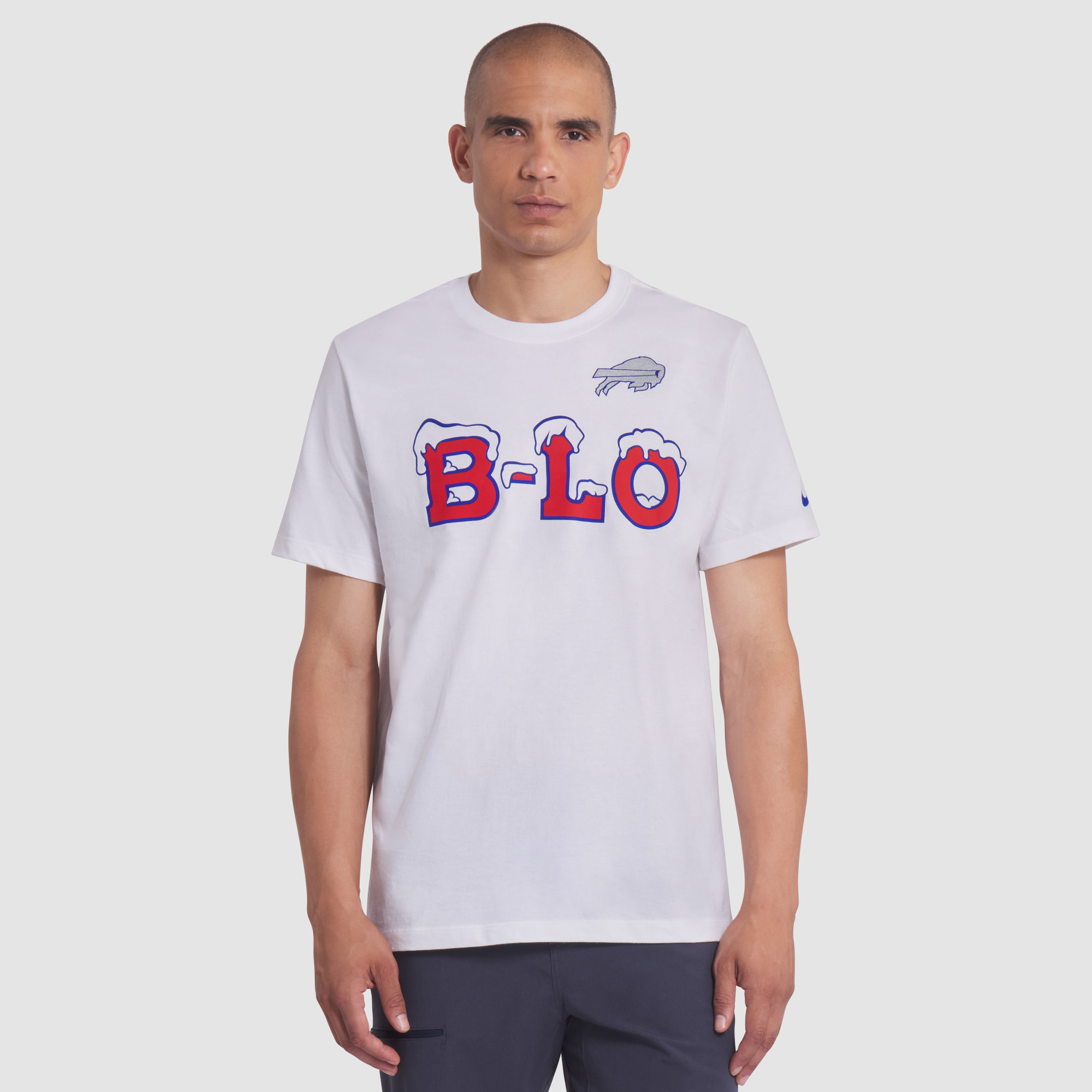 Weißes Nike Buffalo Bills 2025 Rivalries Collection Essential T-Shirt für Herren Image