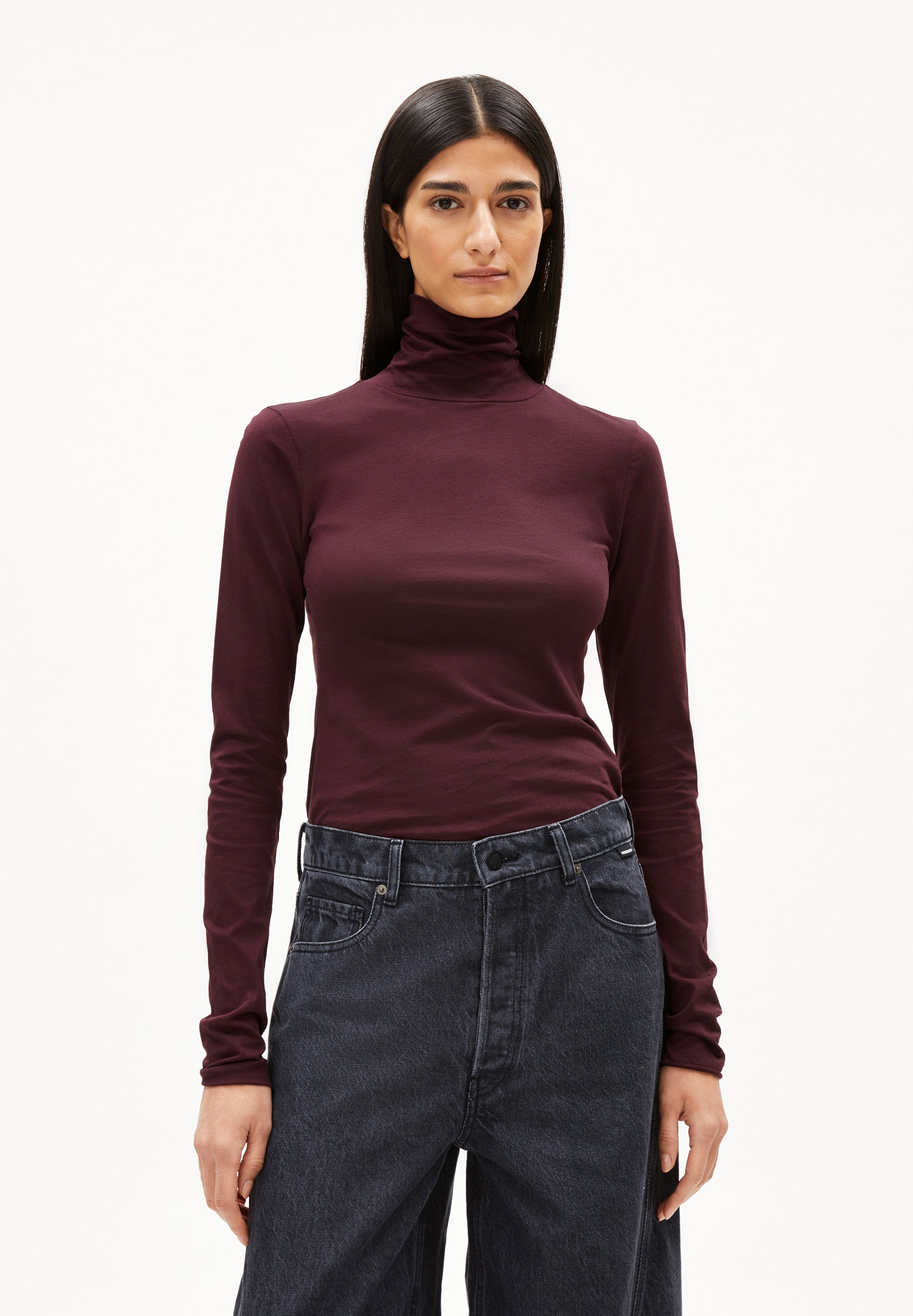GRAZILIANAA SOFT | Longsleeve aus Bio-Baumwolle - rot (S) Image