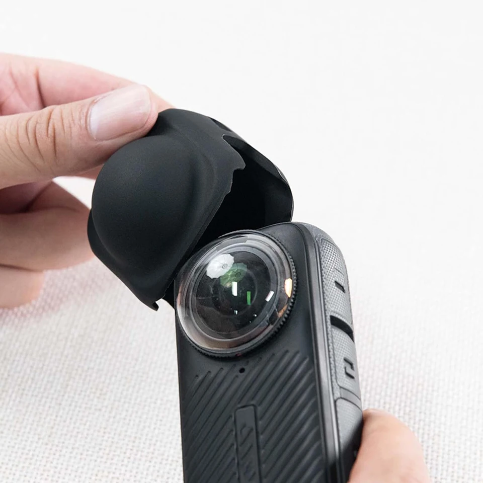 Für Insta360 X5 X4 Schutz Abdeckung Silikon Objektiv Kappe Objektiv Schutzhülle Anti-scratch für insta360 x4/x5 kamera Zubehör Image