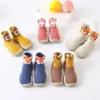 Neue Frühjahr Baby Kleinkind Schuhe Baby Schuhe Non-slip Fuchs Tiger Verdickung Schuhe Socke Boden Schuhe Fuß Socken Tier stil Kinder Schuhe
