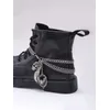 Halloween Hohl Schädel Anhänger Schuh Kette Erwachsene Punk Schuh Schmuck Metallic Multilayer Schuh Kette für Stiefel Party Täglichen Verschleiß