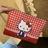 Neue Sanrio Hello Kitty Kosmetiktasche Cartoon Kitty Katze Große Kapazität Waschbeutel Mädchen Handtasche Lippenstift Kosmetische Aufbewahrungsbeutel