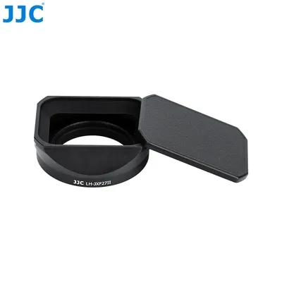 JJC Gegenlichtblende aus Metall, Sonnenschutz für Fujifilm XF 27 mm f/2,8 R WR Objektiv für Fujifilm XT5 XT4 XT3 XT30 XH2S XE4 XS10, ersetzt LH-XF27
