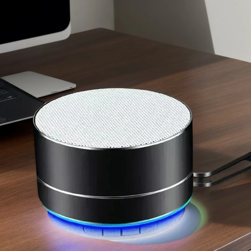 Tragbarer Bluetooth-Lautsprecher A10 – Mini-Außenlautsprecher mit TF-Kartensteckplatz, HD-Sound und kraftvollem Bass (360). ° Surround Sound) Image