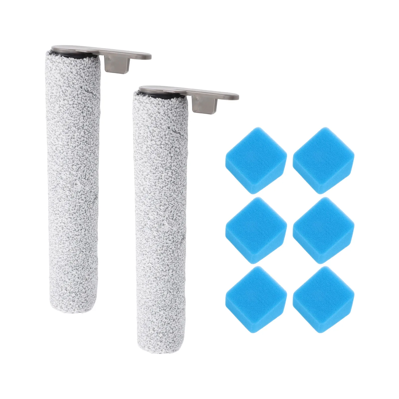 1 Set Rollenbürstenfilter-Set für JONR ED12 Pro Akku-Nass- und Trockensauger, Platzierung des Hauptseitenbürstenfilters Image