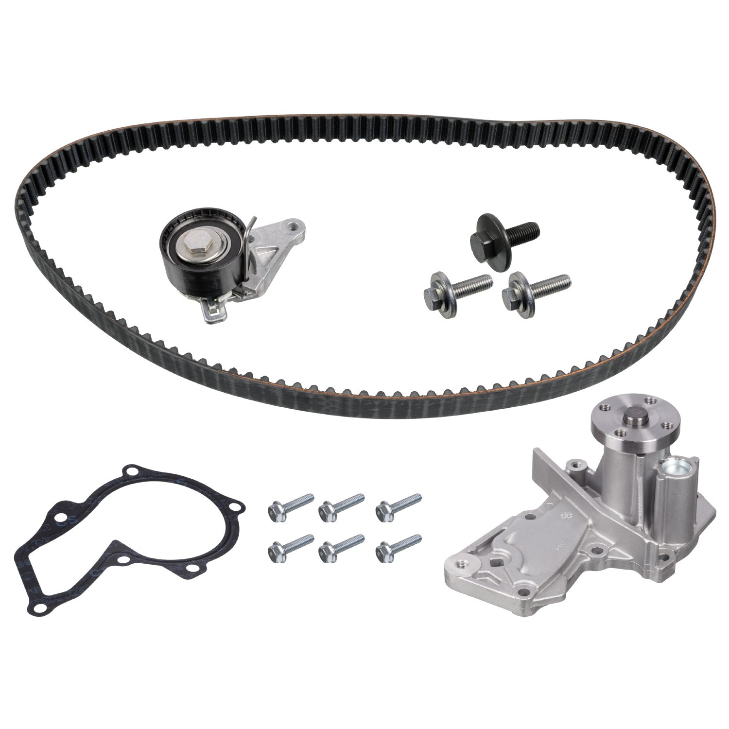 FEBI BILSTEIN Wasserpumpe + Zahnriemensatz FORD 173112 1004297,1004297S5 Wasserpumpe + Zahnriemenkit Image