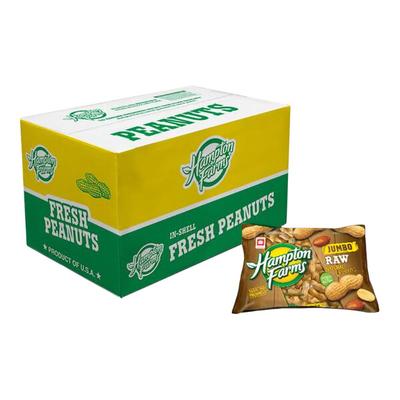 Hampton Farms Raw Jumbo In-Shell Peanuts 25 lb.