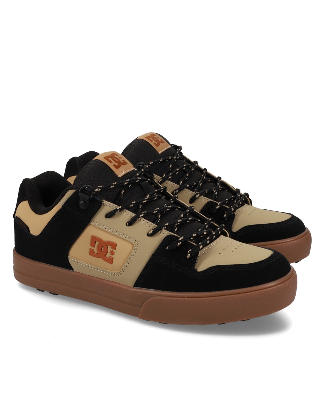 Winterboots DC SHOES "Pure Wnt", Herren, Gr. 7,5(40), schwarz (schwarz, gum), Obermaterial:Obermaterial: Leder [Kuh] / Futter: Textil / Außensohle: Gummi;, Schuhe Winterboots
