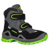 Winterstiefel LOWA "MILO EVO GORE-TEX MID JR", Damen, Gr. 38, limone, grau, Textil, Synthetik, sportlich, Schuhe, wasserdicht, gefüttert, mit Klettverschluss