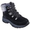 Winterboots SKECHERS "TREGO", Damen, Gr. 40, schwarz, Veloursleder, casual, Schuhe, Chunky Boots, Freizeitschuh, Winterstiefel mit Plateausohle