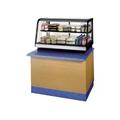 Federal CRB3628SS 36" Self Service Refrigerated Display Case w/ Straight Glass - (2) Levels, 120v, Black