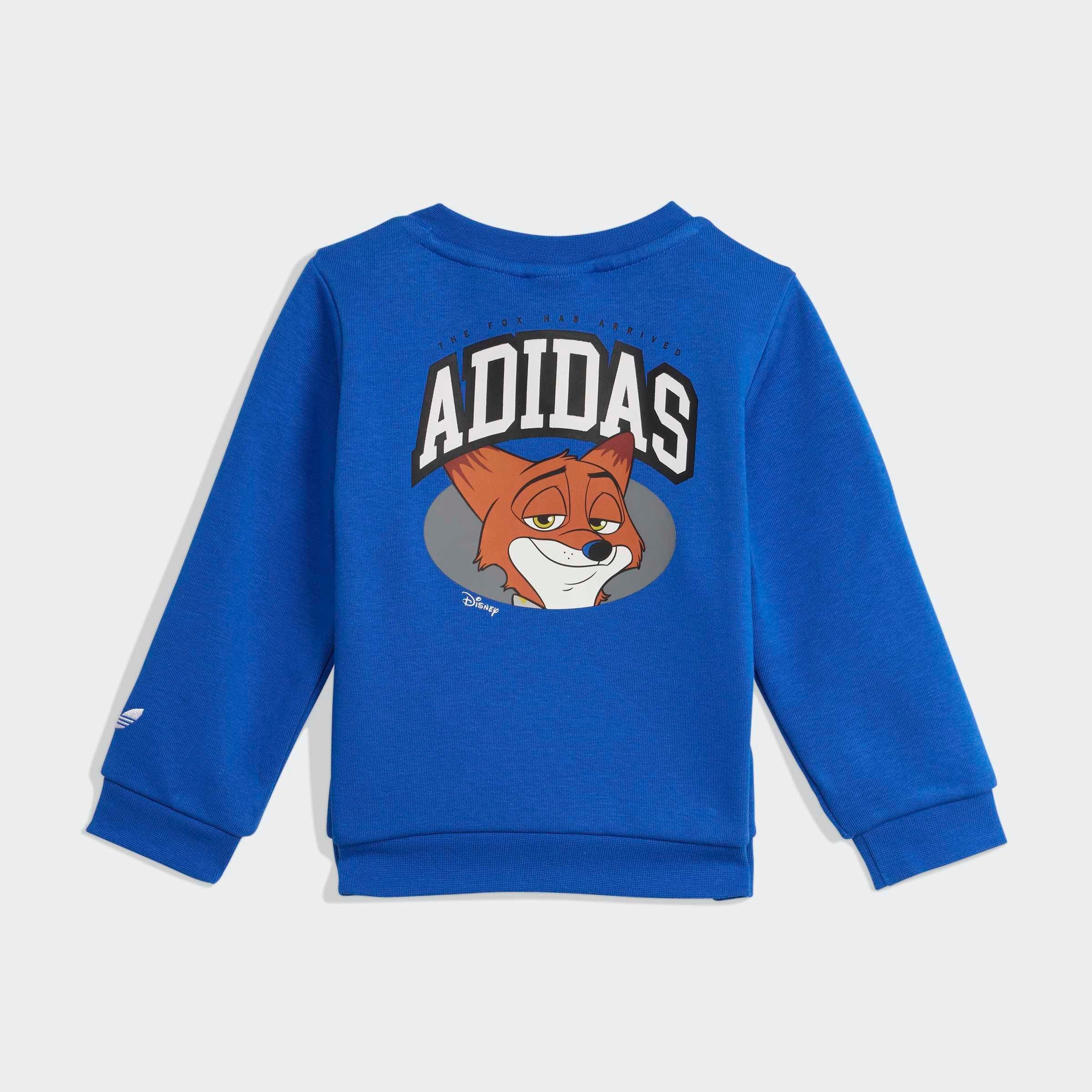 Trainingsanzug ADIDAS ORIGINALS "CREW SET", Kinder, Gr. 104, blau, Obermaterial: 70% Baumwolle, 30% Polyester, Sportanzüge Image