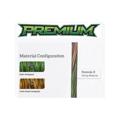 First String Premium String Set Mission Riot Green/Brown 1503154