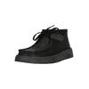 Stiefelette CLARKS "Torview High", Herren, Gr. 42, schwarz, Leder, casual, Schuhe, mit klobiger Statement-Laufsohle