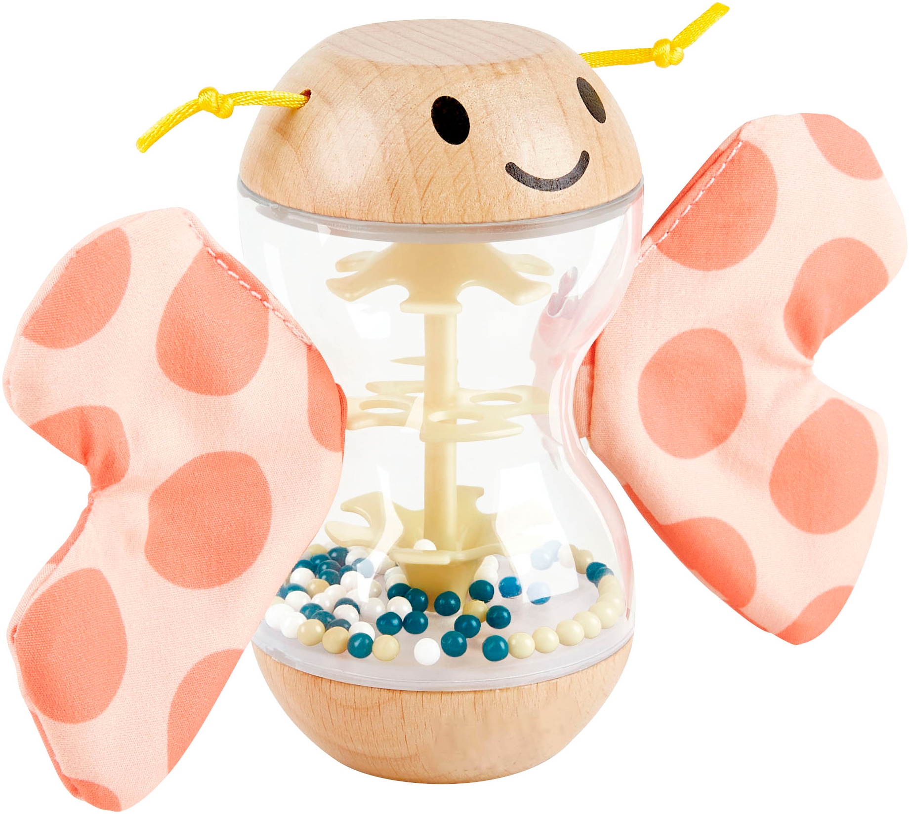Greifspielzeug HAPE "Regenmacher Rosalie", bunt, Greifspielzeug, KinderB:18cm H:15cm L:7cm, Holz, Kunststoff, Polyester, B:18cm H:15cm L:7cm Image