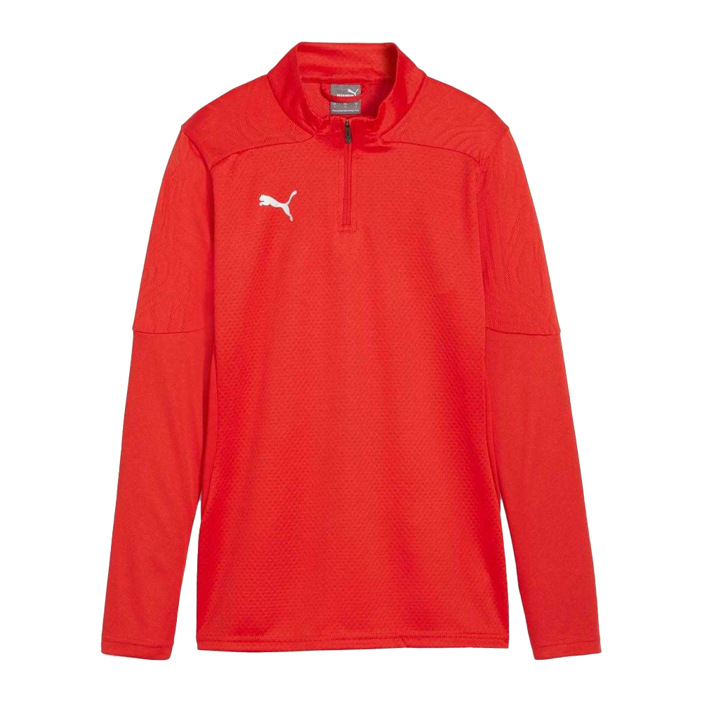 Puma Herren TeamFinal Quarter Zip Trainingsoberteil (Rot)