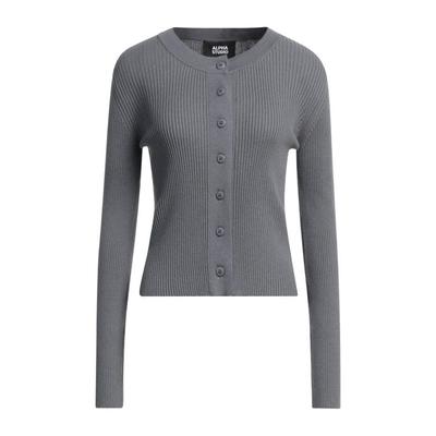 Cardigan - Blue - Alpha Studio Knitwear
