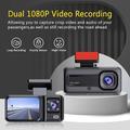 1080p Full HD / Registrazione automatica all'avvio Automobile DVR 90 Gradi Angolo ampio CMOS 2 pollice IPS Dash Cam con Registrazione in loop / Registrazione veloce / Video foto 4 LED a infrarossi