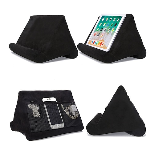 Supporto per tablet e telefono con cuscino multifunzione per iPad, laptop, cellulare, supporto flessibile per telefono cellulare, supporto per tablet da letto, supporto per libro