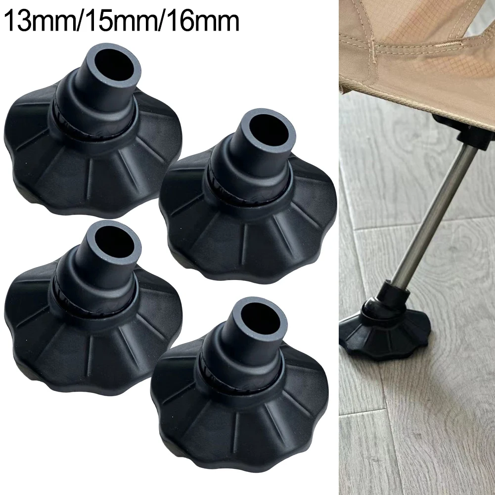 4 stücke Outdoor Camping Stuhl Fuß Für Pads Stuhl Bein Matte Nicht-slip Anti-trap Abdeckungen Klappstuhl Anti slip Fußstütze