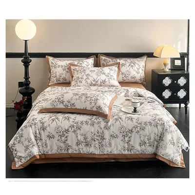 Summer Thin Quilt Modern Printed Quilt Bedspread Double Bed Thin Quilt Breathable Comfortable Air Conditioner Quilt Bedding