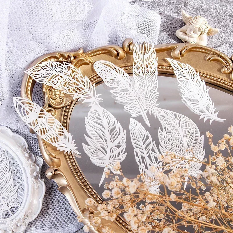 10 Blatt Lace Story Series Materialpapier, 10 Blatt, 8 Stile, literarisches DIY-Tagebuch, Dekor, Basispapier Image