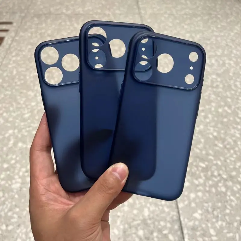 Neue dunkelblaue Farbe, ultradünn, matte PP-Handyhülle für Apple iPhone 17 Pro Max, schlanke Abdeckung, iPhone 17 Pro Max 17 Air Slim Case Image