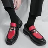 Leder Herren Business Formelle Schuhe Marke 2025, modische Herren-Loafer, Kleid, Mokassins, atmungsaktive Slip-on-Fahrschuhe, Größe 38–46