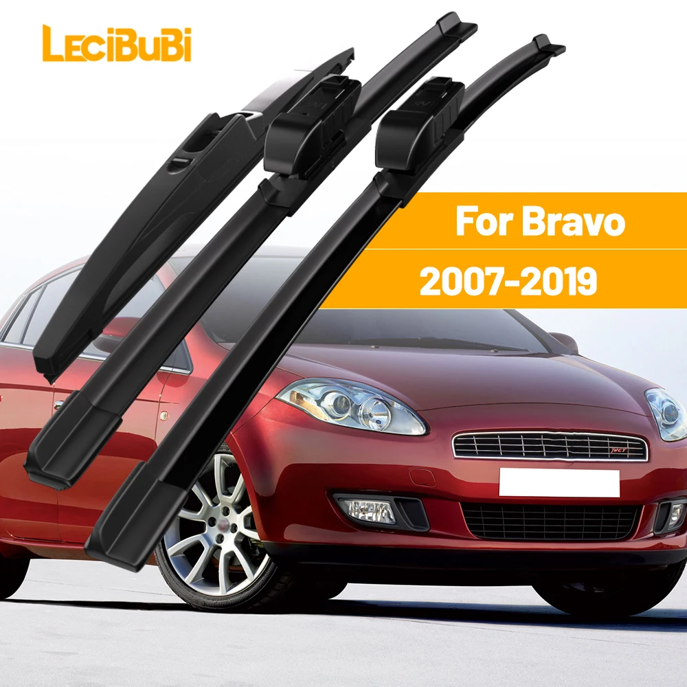Per Fiat Bravo 2007-2019 1set Parabrezza Anteriore e Posteriore Spazzole Tergicristalli Tergicristalli 2008 2009 2010 2011 2012 2013 2014 2015