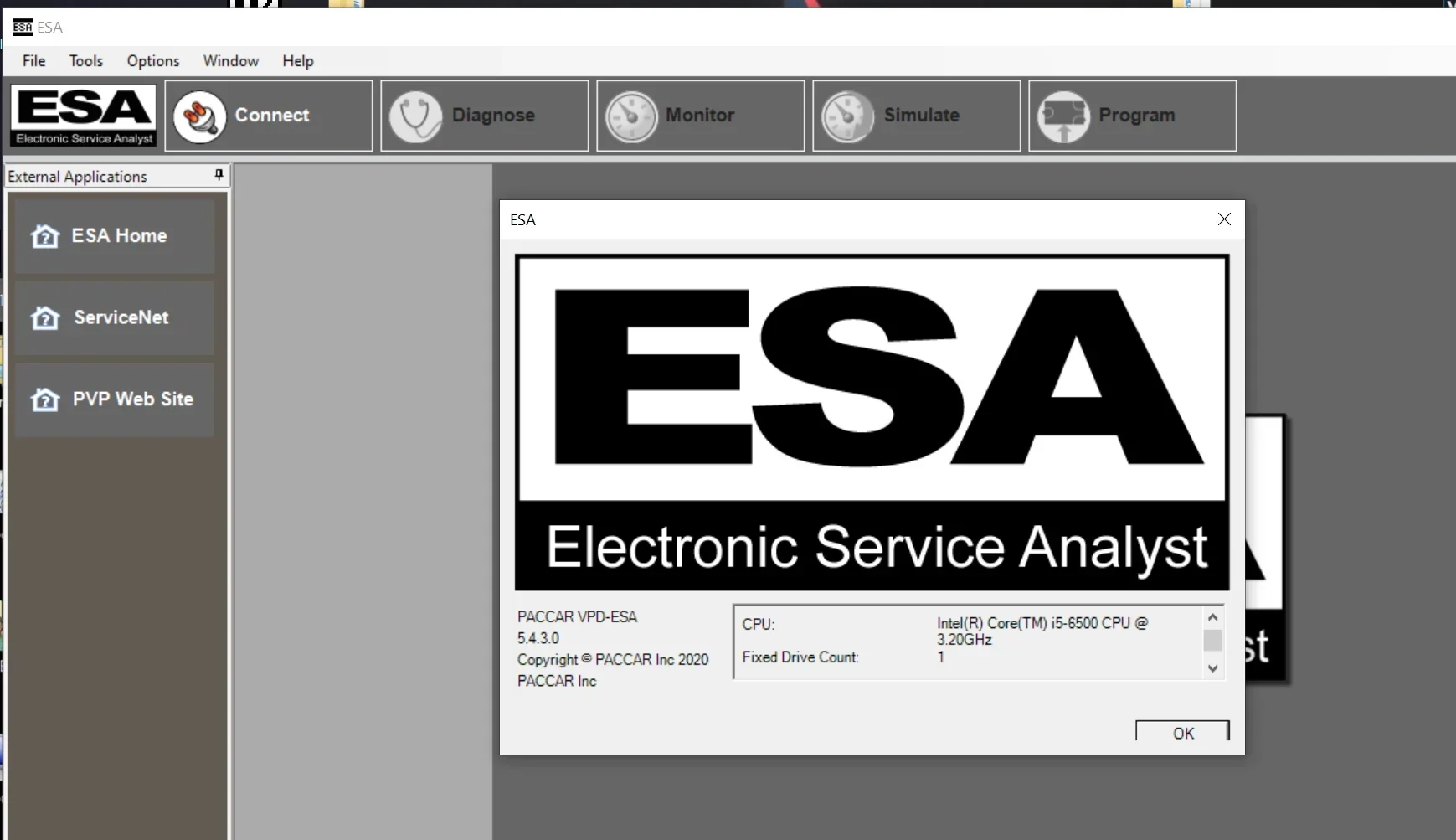 PACCAR ESA 5.7 The Highest Levels+SW Flash Files 02.2024 With Internal And External Tab Enabled