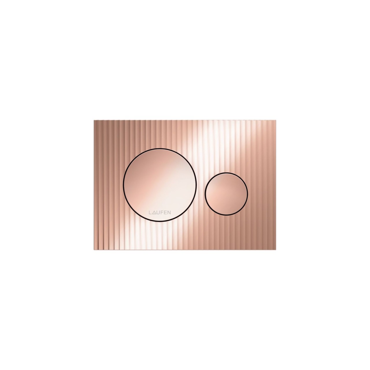 LAUFEN Betätigungsplatte MOONDANCE INEO 203x145x6 aus Kunsstoff, PVD Rosegold glänzend, H90011616200 H9001161620001 Image