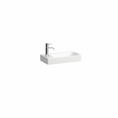 LAUFEN Handwaschbecken MEDA 235x460x115 asym. o.Hl. o.Ül. Becken re weiß LCC, H8151144001121 H8151144001121 Image