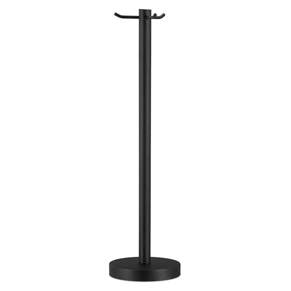 Relaxdays Kaminbesteck modern, 4-tlg Kamingarnitur, mit Schaufel, Besen, Schürhaken und Halter, Kaminset, schwarz Image