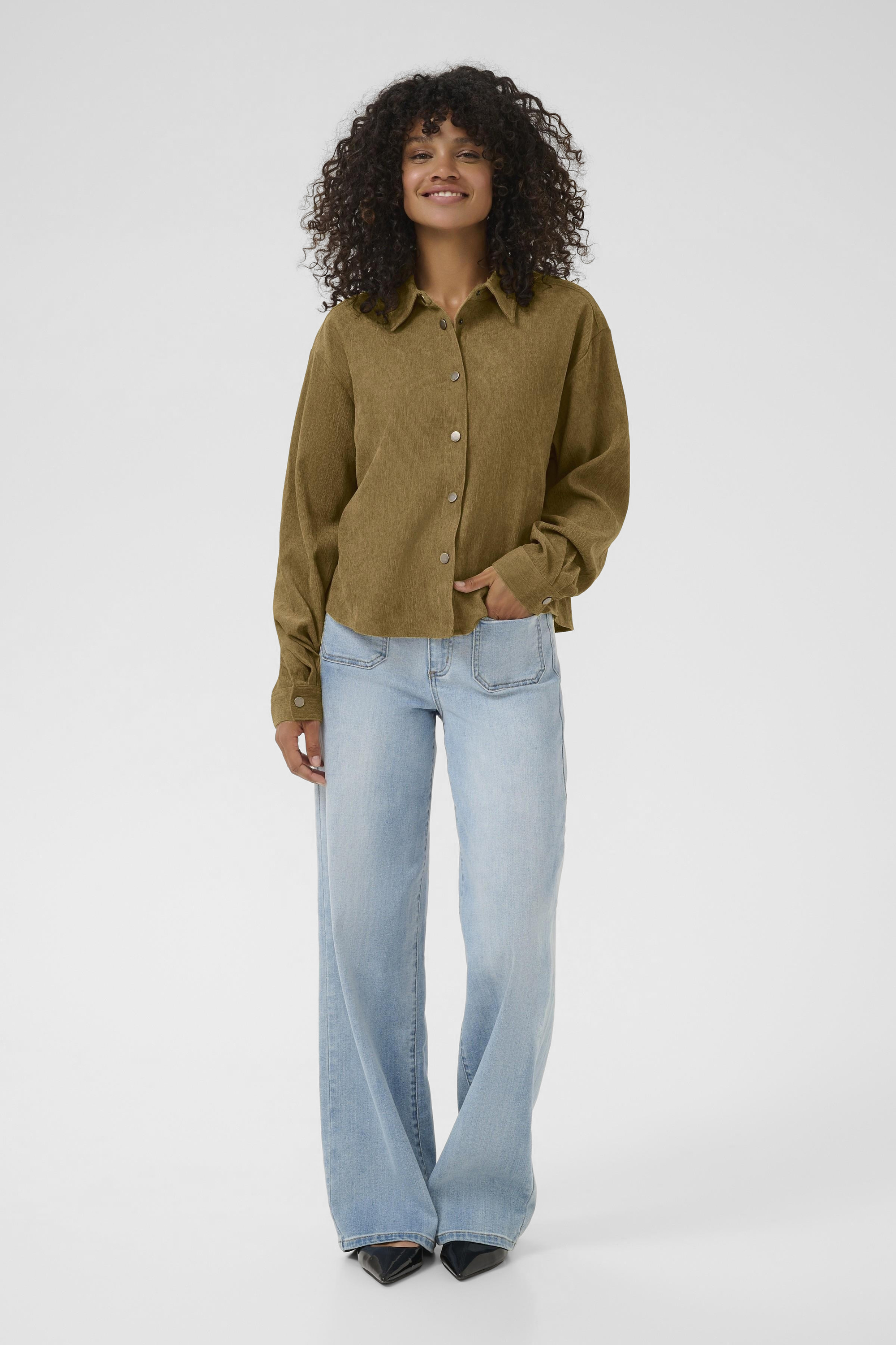 Langarm - Hemd KAvera Regular fit brown Image