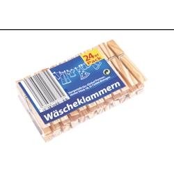 Wäscheklammern, 24er Pack Wäscheklammern, Wäscheklammern Holz, Wäscheklammern Plastik, Wäscheklammern kaufen, Wäscheklammern Set, Wäscheklammern bunt, Image