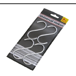 Haken, 4er Pack Haken, 4er Pack, Wandhaken, Klebehaken, Aufhängehaken, Badezimmerhaken, Küchenhaken, selbstklebende Haken, Haken Set, Edelstahlhaken, Image