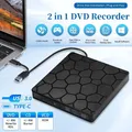Unità DVD RW esterna USB 3.0 Tipo C Interfaccia 2 in 1 Slim DVD VCD Scrittore CD Lettore masterizzatore Unità ottica per PC portatile