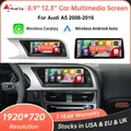 8.9 '' 12.3 "Display multimediale per auto Schermo Linux per Audi A5 S5 2008-2016 Con Wireless Carplay Android Auto Airplay Autolink