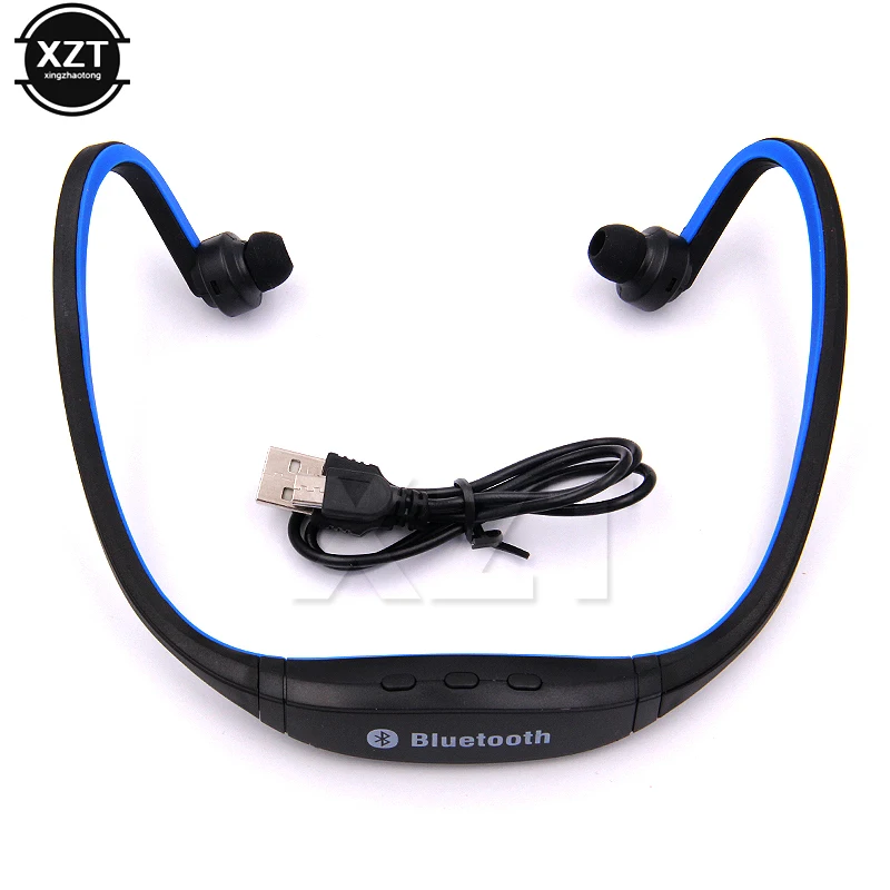 S9 Bluetooth 4,0 Headset Sport Drahtlose Kopfhörer Musik Stereo Kopfhörer + Micro SD Karte Slot Für iphone Huawei XiaoMi Image